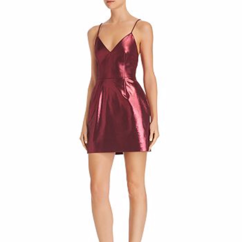 Ronny Kobo Mirabelle Metallic Dress
